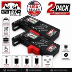 2-PACK Battery Volt Tester Checker For Small Batteries Aaa D 9V 1.5V Button. Fixed Price $16.99.