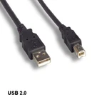 Kentek Black 1' Usb 2.0 Male To Cord 28AWG 480MBPS Scanner Printer Hdd. Fixed Price $7.67.