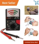 Battery Tester Analog 14 Range Black For 1.5V To 22.5V Cells & Lanterns. Fixed Price $16.98.
