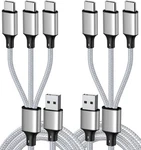 Puxnoin Multi Charging Cable, Usb Splitter 3 1 Fast Silver. Fixed Price $14.76.