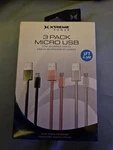 Xtreme Power 3 Pack Micro Usb Sync/charge Cables High Speed Transfer New In Box. Fixed Price $14.99.