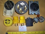 9PC Lot Female ( Some Twist Lock) Electrical Plug 3 & 4 Wire. Fixed Price $24.99.