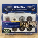 Dremel Lock Sanding Polishing Kit 7-PIECE EZ684-01. Fixed Price $20.00.