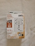 Woods Usb And 4 Outlet Charger. Fixed Price $15.00.