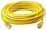 Master Electrician 02589ME 100 Ft. Round Vinyl Extension Cord, Yellow. Fixed Price $84.87.