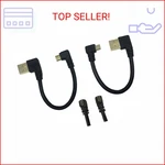Cerrxian 15CM 6INCH Micro Usb Short Cable Combo Gold Plated Left & Right Angle. Fixed Price $14.38.