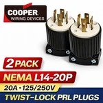 Cooper Wiring Nema L14-20P Twist Plug 20A 125/250V Locking Male Pack. Fixed Price $19.49.