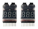 Apex Rc Products 1-8 Cell Lipo Battery Voltage Checker + Alarm 2 Pack #1655. Fixed Price $9.99.