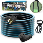 50 Amp 25 Feet Rv/ev Extension Cord, Heavy Duty Stw With Organizer And. Fixed Price $139.71.