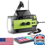 Puiuisoul 4000MAH Emergency Noaa Weather Radio Hand Crank Solar Charging. Fixed Price $79.87.