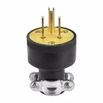 Lot Of 10. New Cooper 1709-BOX Black 15 Amp 120 Volt 3 Wire Cord Plug 4181780. Fixed Price $26.90.