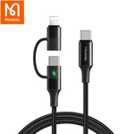 Mcdodo 60W Usb To Multi Charging Cable 2 1 Iphone/type-c Fast Charger Cord. Fixed Price $13.99.