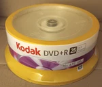 Kodak Media Products Dvd+r Disc 25 Pack Disques Spindle 4.7 Gb 120 Minutes. Fixed Price $8.98.