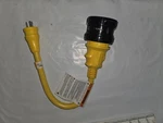 Marinco 104SPP Pigtail Adapter Plus 30A Locking To 15A Plug Marine Shore Power. Fixed Price $50.00.
