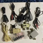 Lots Of Miscellaneous Charging Cables/ Splitter Hdtv Rf Audio Video. Fixed Price $22.00.