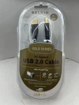 New Belkin Gold Series Usb 2.0 Device Cable, A/b, 6', 1.8 Black. Fixed Price $13.99.