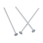 100PCS Adabele Authentic Sterling Silver Flat Pins 25MM (1 Inch).... Fixed Price $53.32.