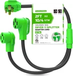 Nema 14-30P To 14-30R/14-50R Dryer Adapter Splitter 250V 30A/50A 10AWG. Fixed Price $68.99.
