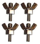 Two Pairs VMRP6 Vlynx 6MM Stainless Steel Battery Terminal Posts W/ Wing Nuts. Fixed Price $21.99.