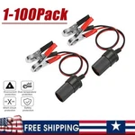 2X Car Battery Alligator Clamp Cable Clip Lot Cigarette Lighter Adapter Socket. Fixed Price $142.89.