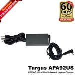 Targus 65W Ac Ultra-slim Universal Laptop Charger 19V 3.42A APA92US. Fixed Price $15.99.