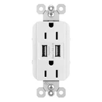Legrand Radiant TM826USBWCCV6 15 Decorator Duplex Tamper Resistant Outlet.... Fixed Price $26.92.