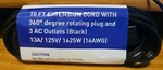 Maximm 10 Ft. Extension Cord With 360 Degree Rotating Plug And Ac Outlets,.... Fixed Price $10.00.