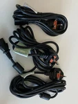 KK16: Lot Of 3 I-sheng SP-62 Fuse Plug Power Cable. Fixed Price $20.00.