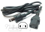 Volex Baohing 2-PIN Ac Power Cord Nema 1-15P To Iec C17 For Vintage Electronics. Fixed Price $11.86.