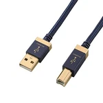 DHAB10 Elecom Av Cable/music Transmission/ab CABLE/USB2.0/1.0M Audio Cables. Fixed Price $17.44.