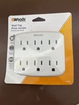 Brand New Woods 41196 Wall Adapter With Grounded Outlets, White + Freebies. Fixed Price $5.00.