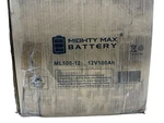 Mighty Max 12V 100AH Sla Rechargeable Battery ML100-12 (ob). Fixed Price $154.95.