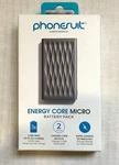 New Phonesuit Energy Core Micro Portable Dual Charger For Iphone & Android. Fixed Price $9.49.