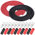 Igreely 4 Awg Gauge Wire Welding Battery Pure Copper Ultra Flexible CABLE,10 .... Fixed Price $80.04.