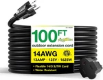 Go Green Power Inc. (GG-13800BK) 14/3 Sjtw Outdoor Extension 100 Ft, Black. Fixed Price $72.44.