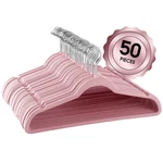 Elama Home 50 Piece Flocked Velvet Clothes Hangers With Stainless Steel Swivel. Fixed Price $104.93.