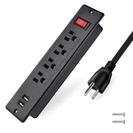 Usb Power Strip Recessed Socket Mountable Outlet Extender Multiple Prot.... Fixed Price $30.46.