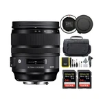 Sigma 24-70MM F/2.8 Dg Os Hsm Art Canon Ef Lens Usb Dock Travel Kit. Fixed Price $1429.00.