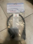 Stellar Labs 12" Extension Cord With Flat Rotating Plug Black 28-20095. Fixed Price $14.00.