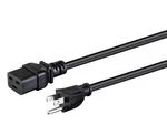 Monoprice Power Cord Feet Black, Nema 5-15P To Iec 60320 C19, 15A, 3-PRONG. Fixed Price $10.98.