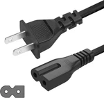 Polarized Power Cord, 15FT. 2 Prong Ac Cable, Compatible With Vizio .... Fixed Price $41.66.