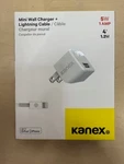 Kanex Mini Usb Wall Charger + Mfi-certified Lightning 4 Ft Cable. Fixed Price $9.00.