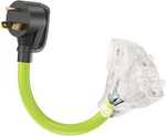 Amp To 110V Adapter Power Cord For Rv,nema TT-30P 5-15R/5-20R T-blade.... Fixed Price $26.99.