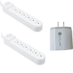 Onn 6 Outlet Power Strip Surge Protector 2.5 Ft With Dual Usb A/c Charge Block. Fixed Price $25.00.