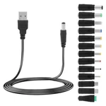 Btfo 13PCS Dc Adapter Plugs, Interchangeable Connector Charger Black. Fixed Price $12.66.