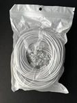 Moyeel 42.5FT(13M) Power Extension Cable For Wyze Camera, White W/ Clips. Fixed Price $12.00.
