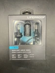 Lifeproof - Lifeactiv Auxiliary Audio Cable 3.5MM Male Plugs Black Brand New. Fixed Price $8.00.