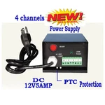Amview 12V Dc 5 Amp 4CH Ptc Protected Wall Mount Power Supply Security Camera. Fixed Price $40.80.