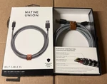 Native Union Belt Cable Xl (10FT / 3M Usb-a To Usb-c) Charging Zebra. Fixed Price $9.99.