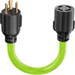 Prong Generator Transfer Switch Adapter Cord, L5-30P/ L14-30R. Fixed Price $34.04.